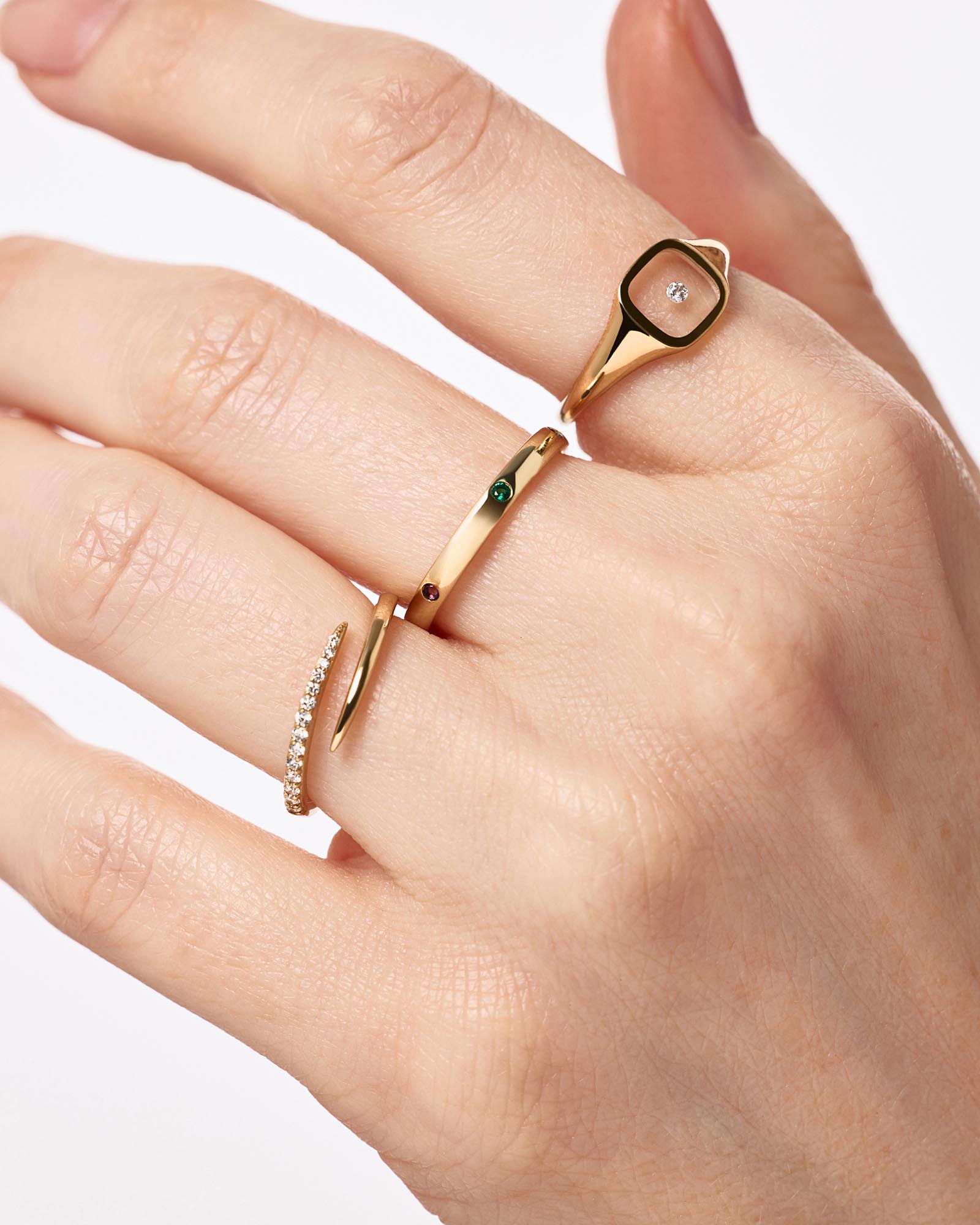 6 Stone Station Birthstone Ring - Shop the look