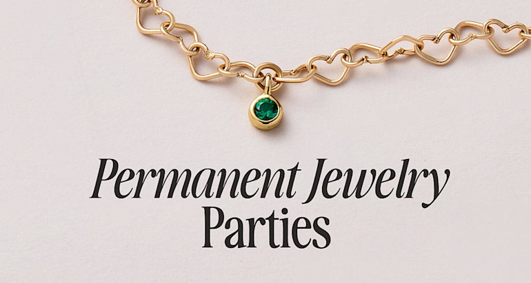 Permanent Jewelry Parties Title Banner