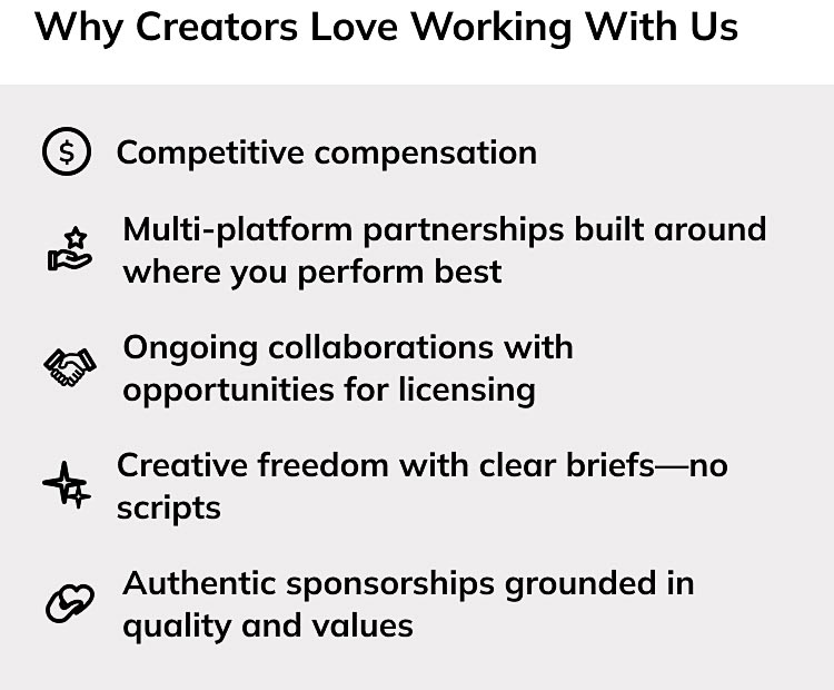 Why Creators Love Working With Us