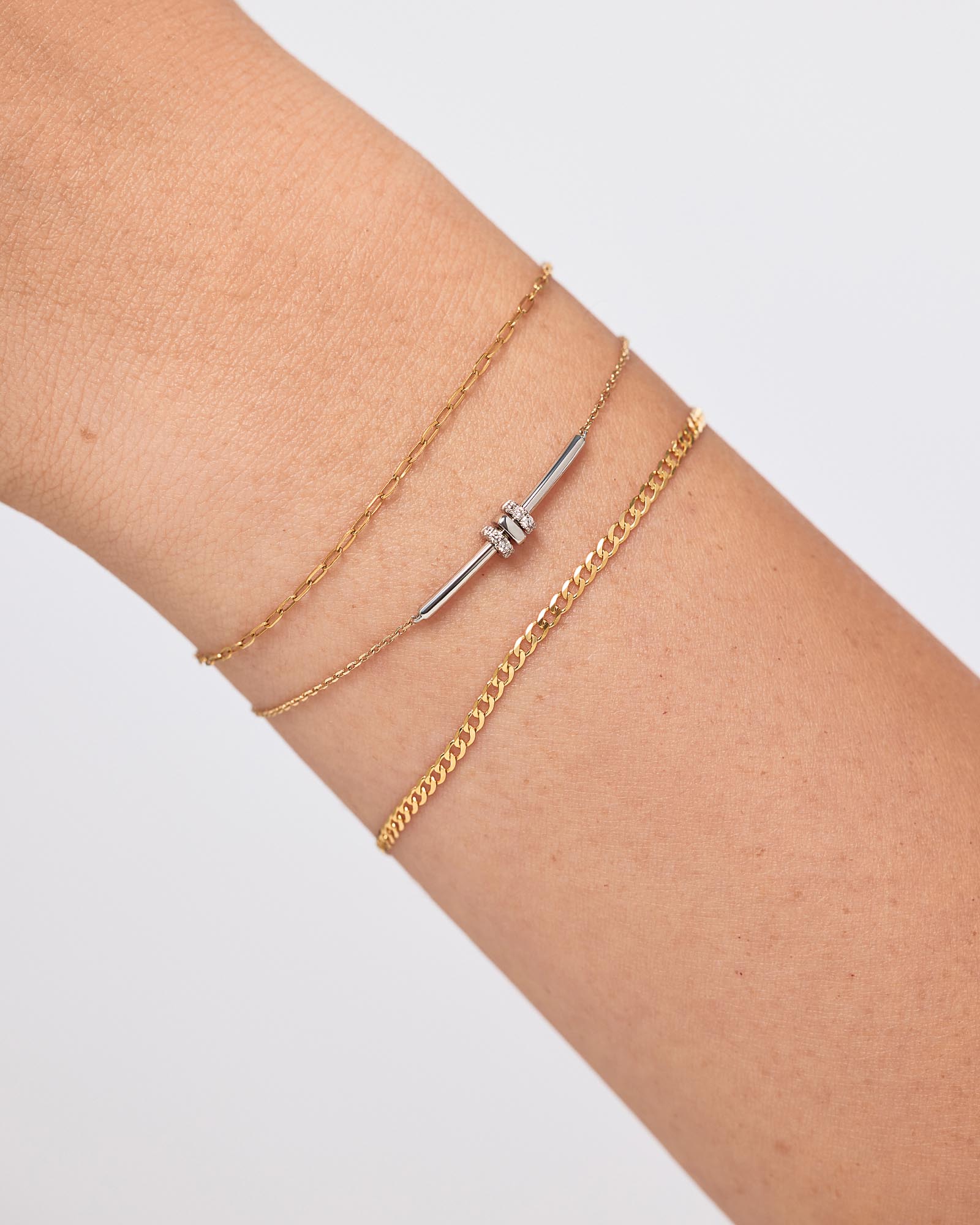 Diamond Links Bar Bracelet - Shop the look