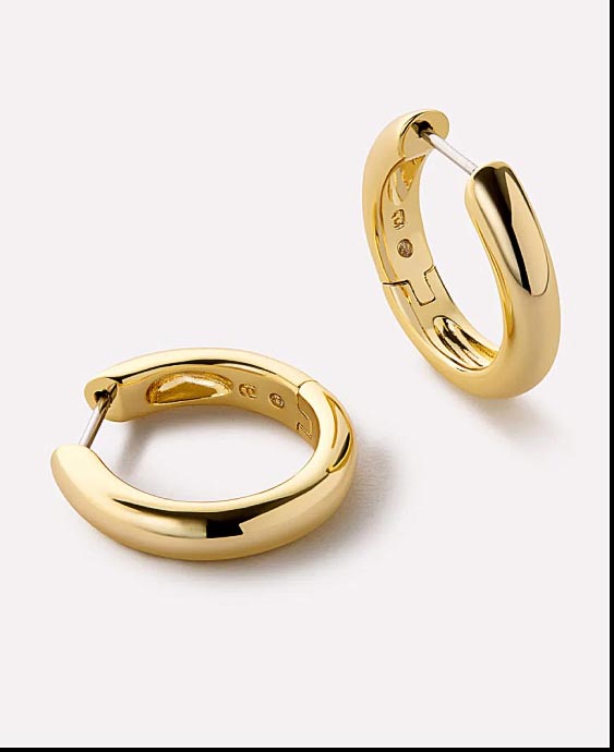 【ana luisa】ALESSA M キルティングピアス／14Kゴールド ana luisa ◇ 14Kゴールド／ALESSA M キルティングピアス (ana