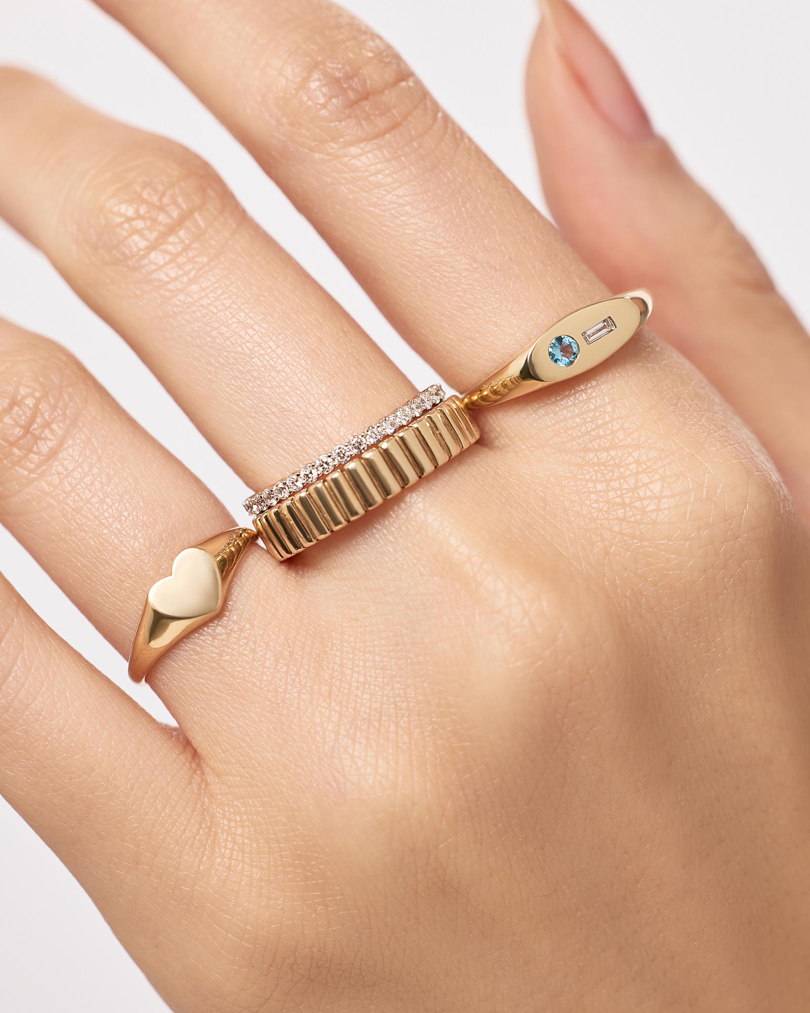 2 Stone Signature Signet Ring - Shop the look