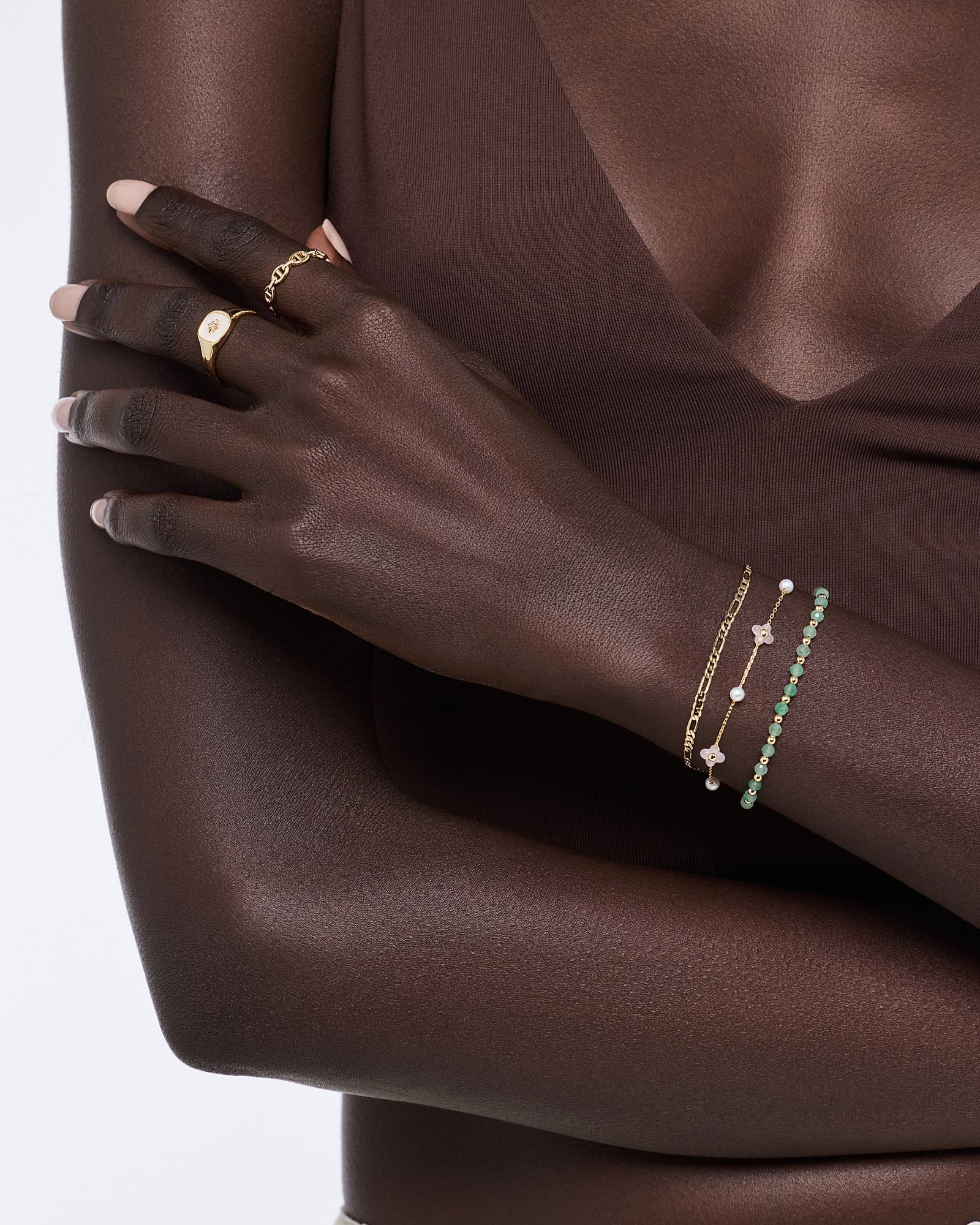 Hannah Bracelet Rose Quartz - Shop the look
