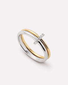 Fine Jewelry - Two Tone Diamond Link Ring - Looking for something else