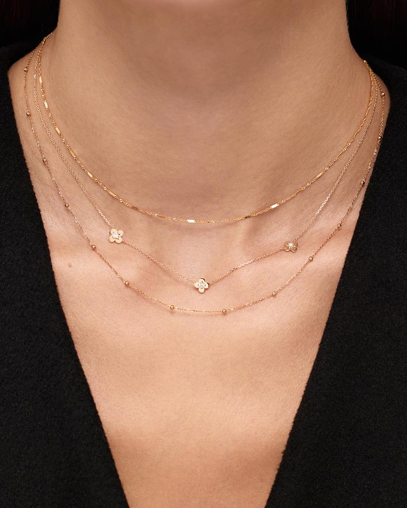 Mini Flower Station Necklace - Shop the look