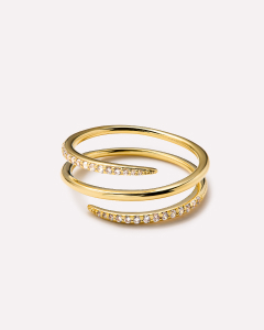 Rings - Gold Band Ring - Oren Triple - Looking for something else