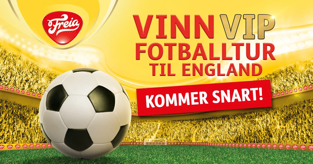Banner - Vinn Vip Fotballtur til England