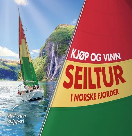 Kjøp og vinn - Seiltur i norske fjorder