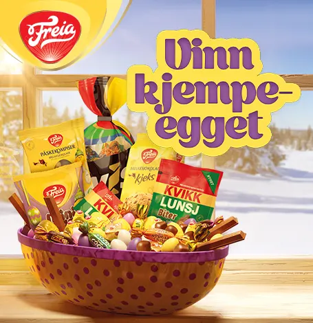 Banner - Vinn Kjempeegget