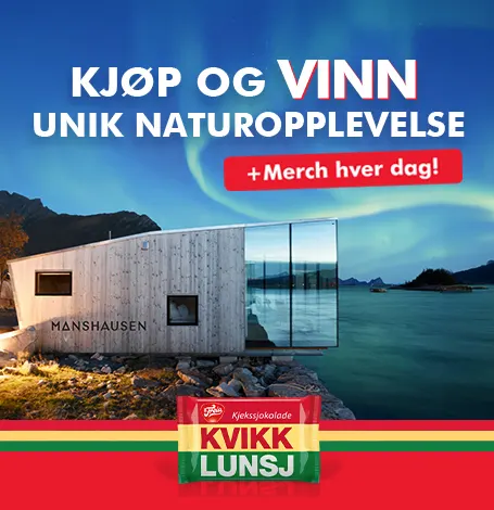 Freia.no Kvikk Lunsj Q3 2025 Left Banner LIVE