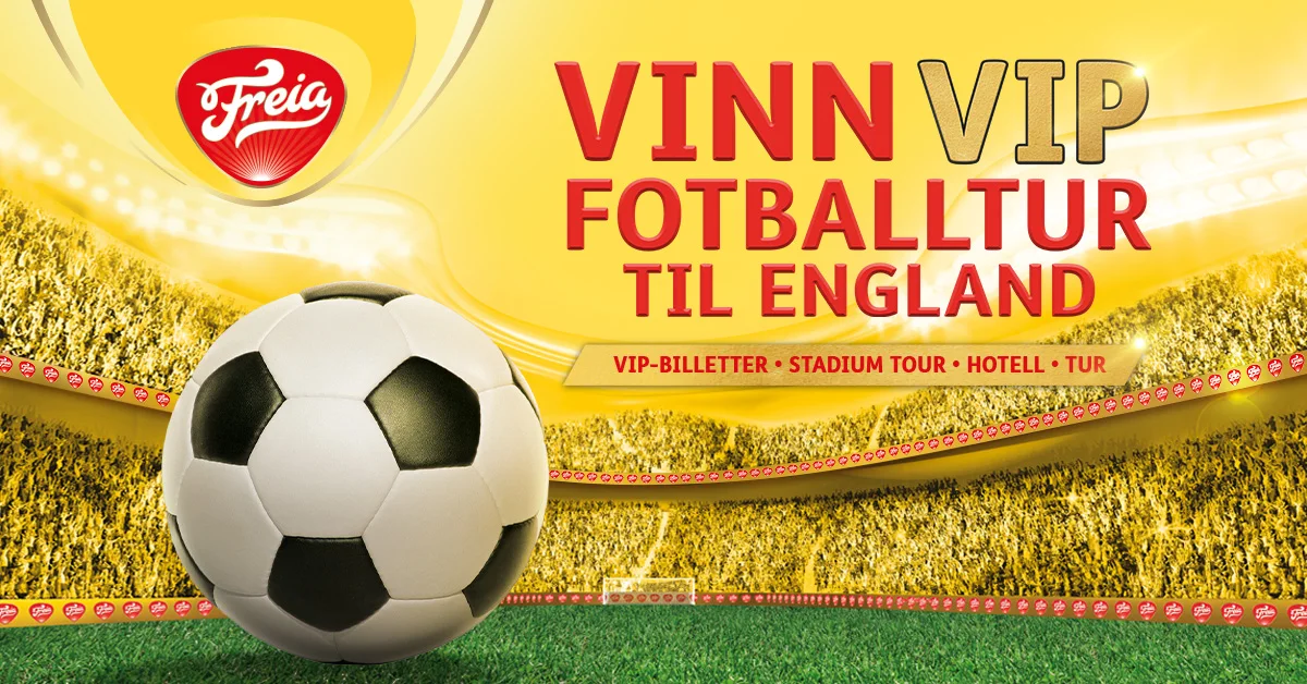 Banner - Vinn Vip Fotballtur til England