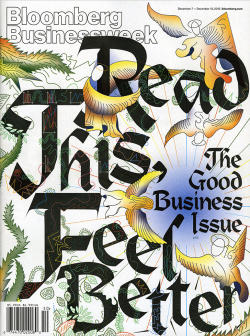 Cover for Bloomberg Businessweek, with Tracy Ma