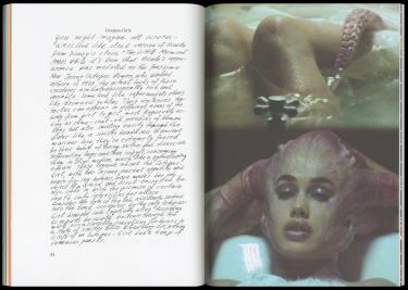 Images by Isamaya Ffrench, handwriting by my dad