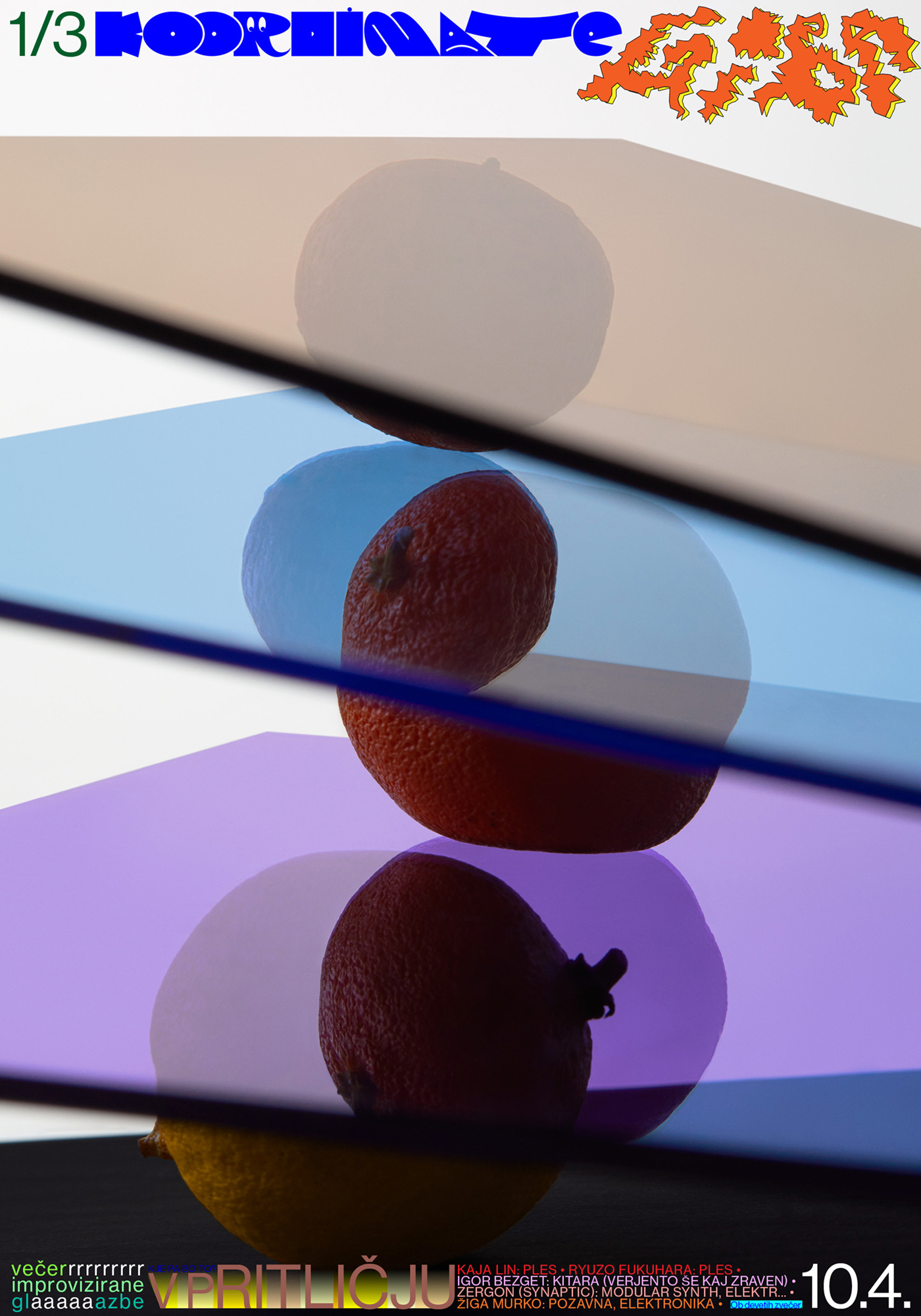 Koordinate zvoka poster series, with Klemen Ilovar