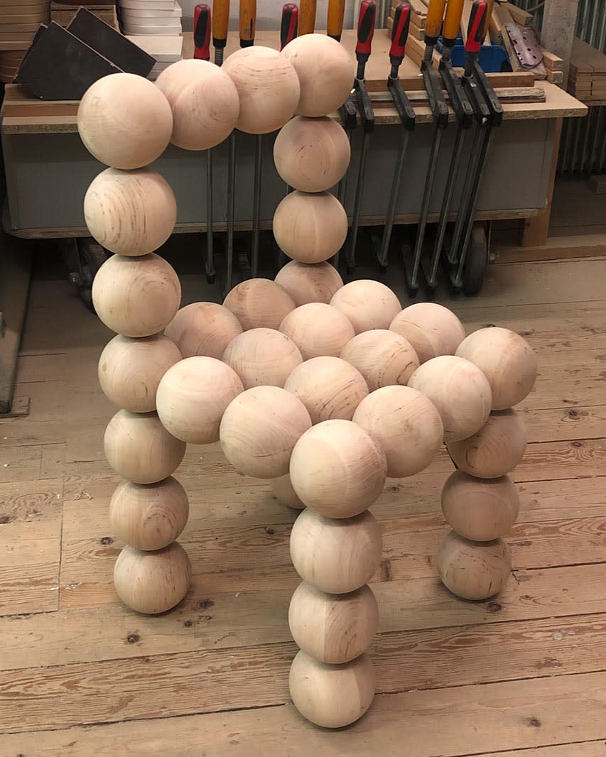 Molecule chair prototype