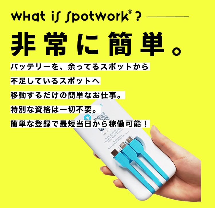 SpotWORKの仕事内容