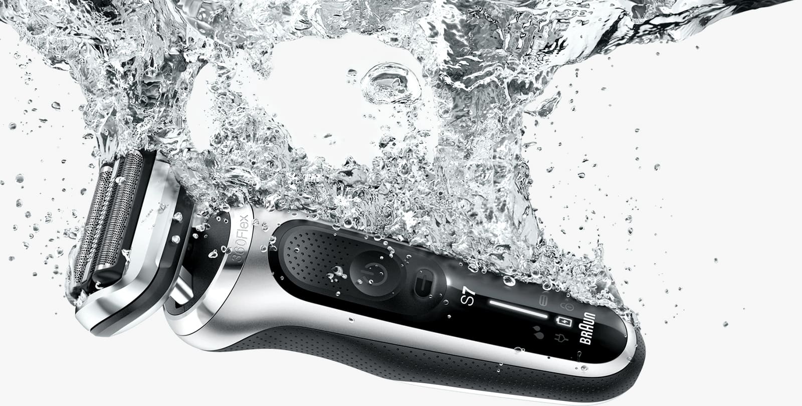 Braun Series 7 7071cc Flex Wet Dry Electric Razor for Men, Smart
