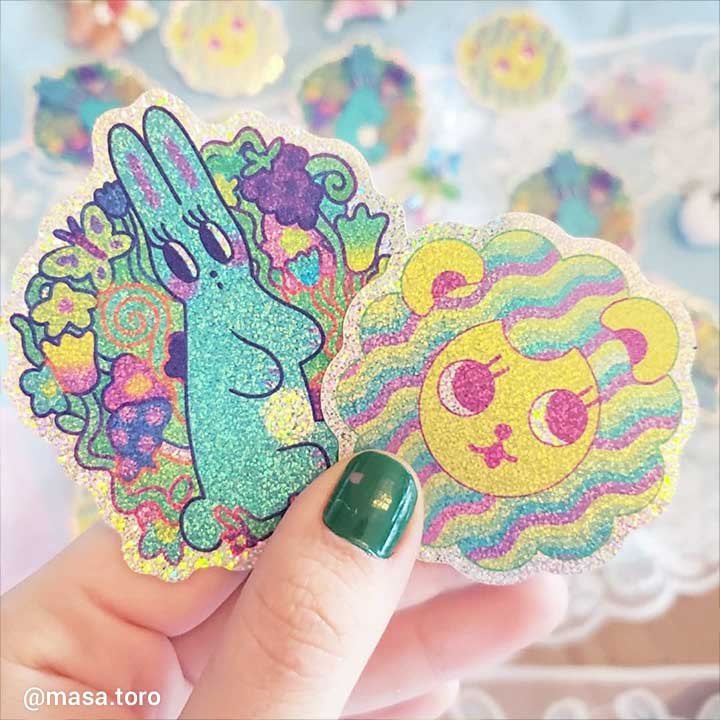 Glitter Permanent Glossy Stickers Die Cut 2.jpg