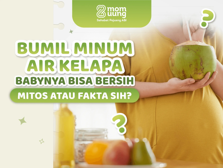 BUMIL MINUM AIR KELAPA BABYNYA BISA BERSIH, MITOS ATAU FAKTA SIH?