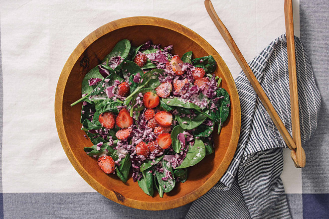 Strawberry & Spinach Salad