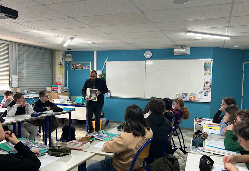 Atelier d'écriture au collège de Pontorson
