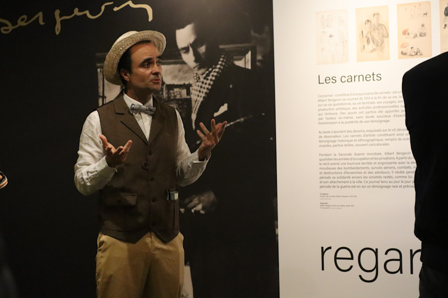 Rencontre au Scriptorial d'Avranches avec Antoine Lefranc, alias Albert Bergevin