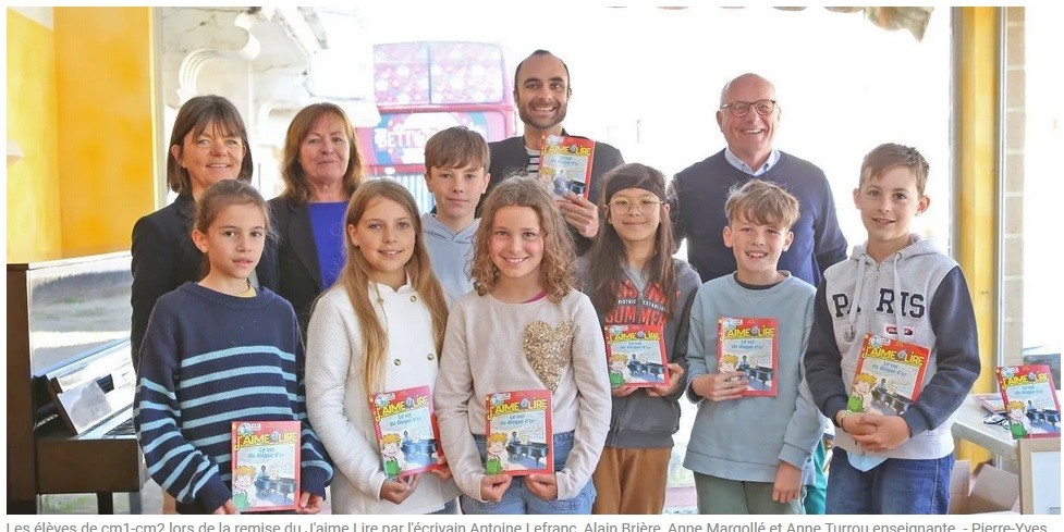 Rencontre avec les élèves de l'école de Jullouville