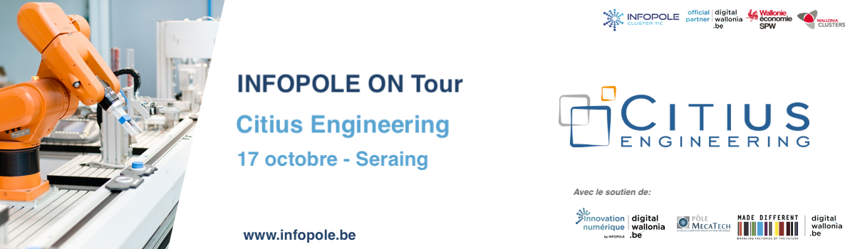 INFOPOLE ON Tour Citius Engineering's banner