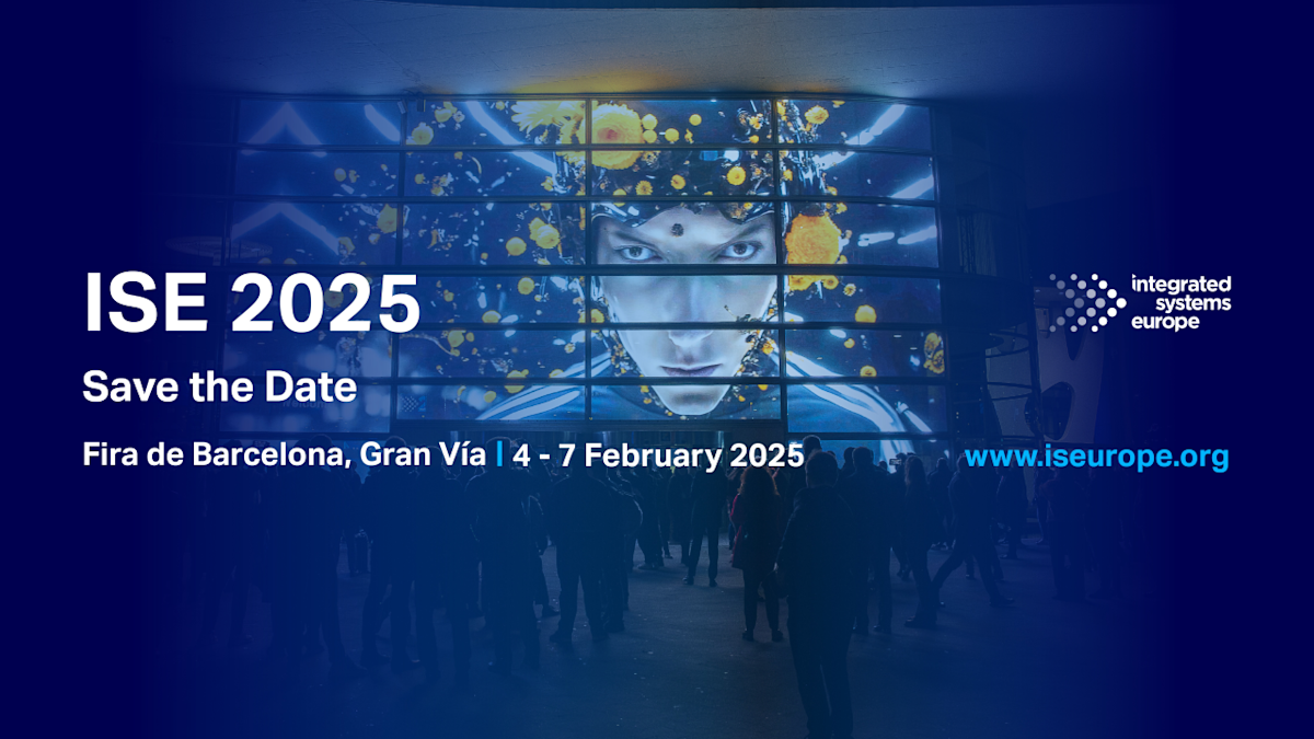 Integrated Systems Europe 2025 (ISE)'s banner