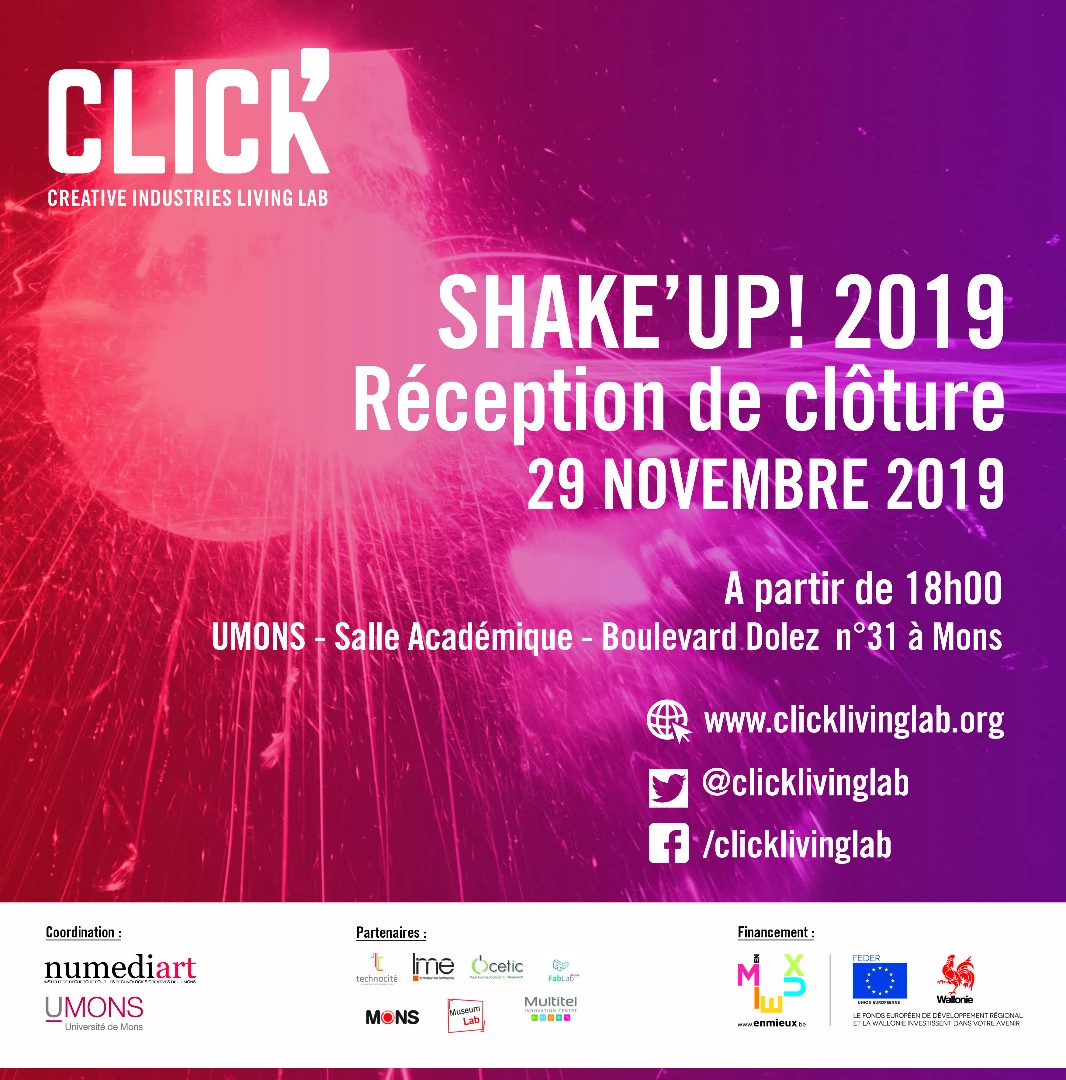 Réception de clôture du SHAKE'UP's banner