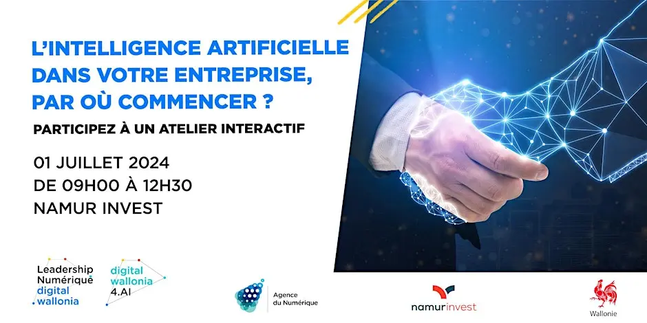 Atelier IA. L’Intelligence Artificielle dans votre entreprise, par où commencer ?'s banner