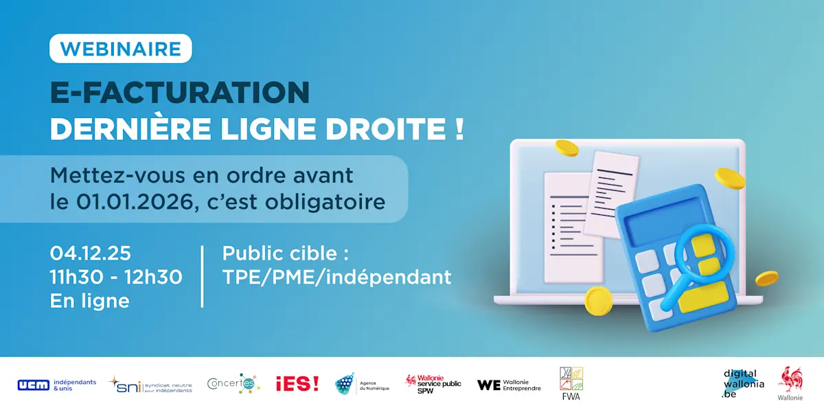 E-facturation : dernière ligne droite ! Webinaire pour TPE-PME-Indépendants's banner