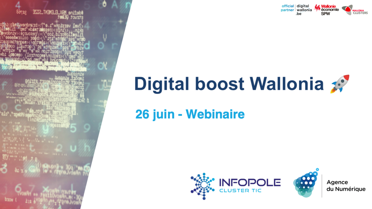 Webinaire "Digital boost Wallonia !"'s banner