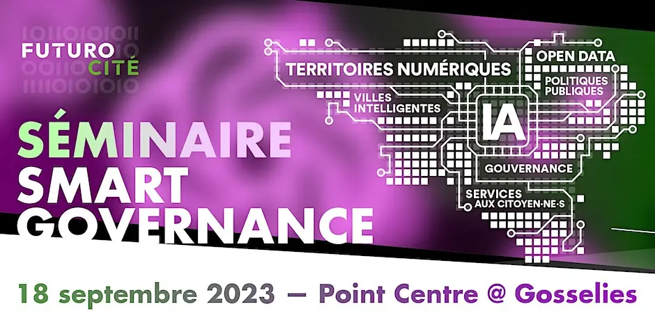 Séminaire Smart Governance 2023 : Libérer le potentiel des données et de l'IA pour les services publics's banner