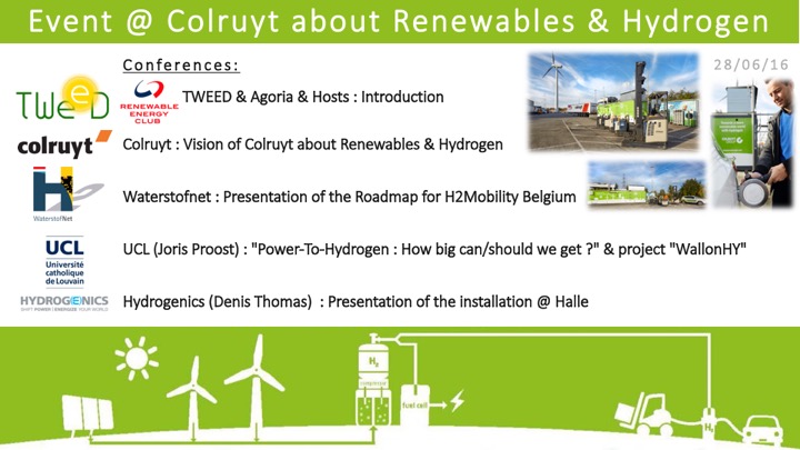 Summer Event @ Colruyt about Renewables & Hydrogen