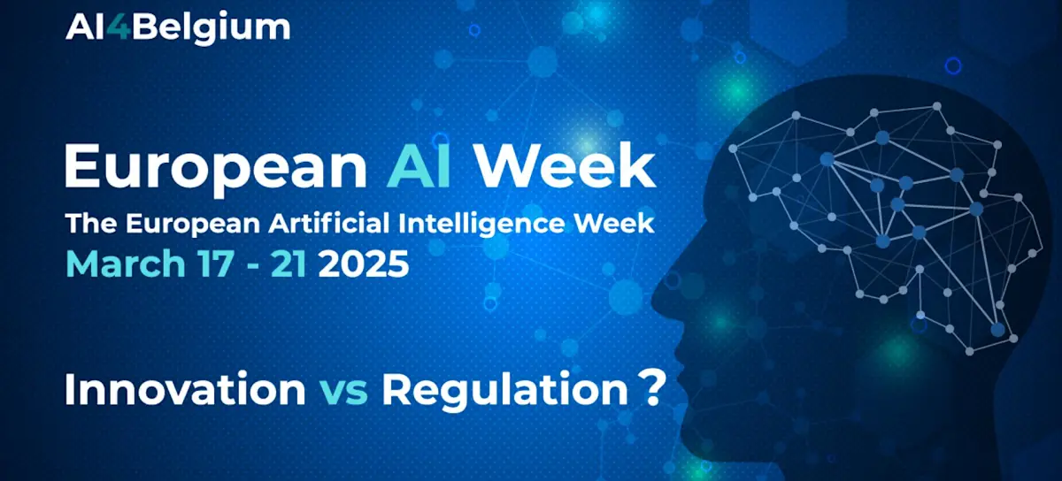 EU AI Week 2025. Innovation vs. Regulation? Unlocking the future and competitiveness of AI in Europe's banner