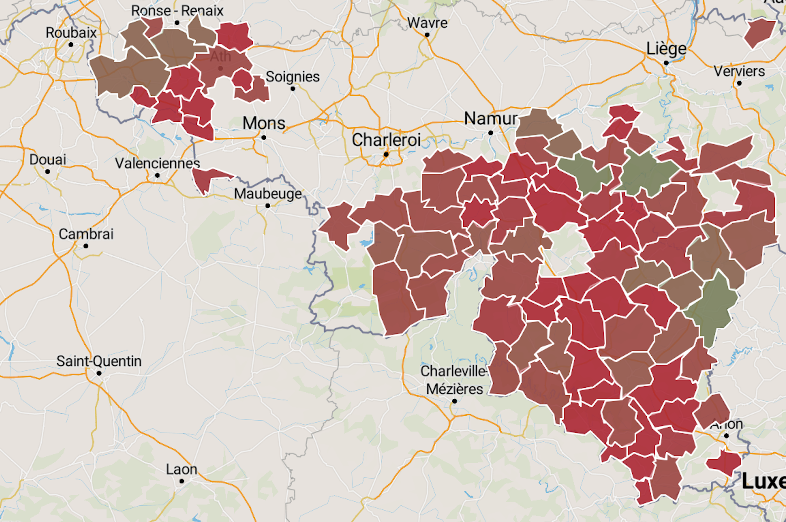 Carte communes lauréates AAP LM 2022-23-24