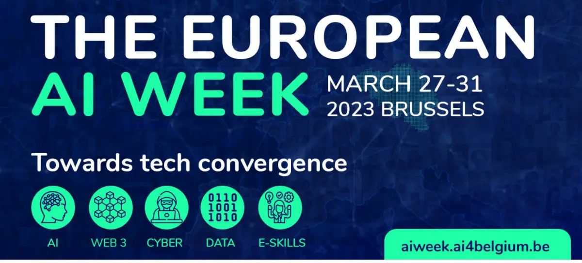 #EUAIWeek23. AI European Week meets Wallonia : Closing Ceremony's banner