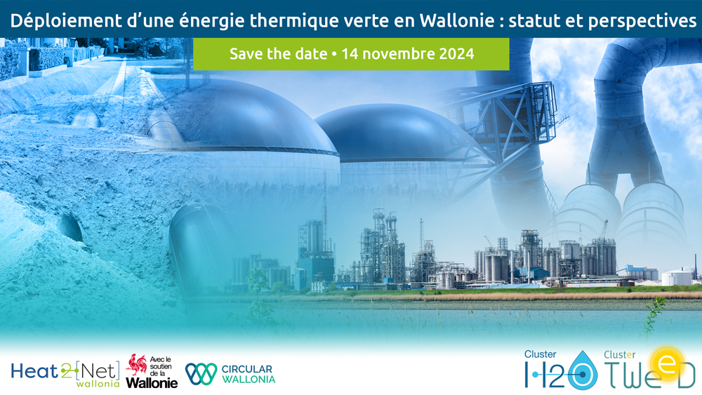 Heat2Net - Winter Event - Déploiement d'une énergie thermique verte en Wallonie : statut et perspectives - 14 novembre 2024