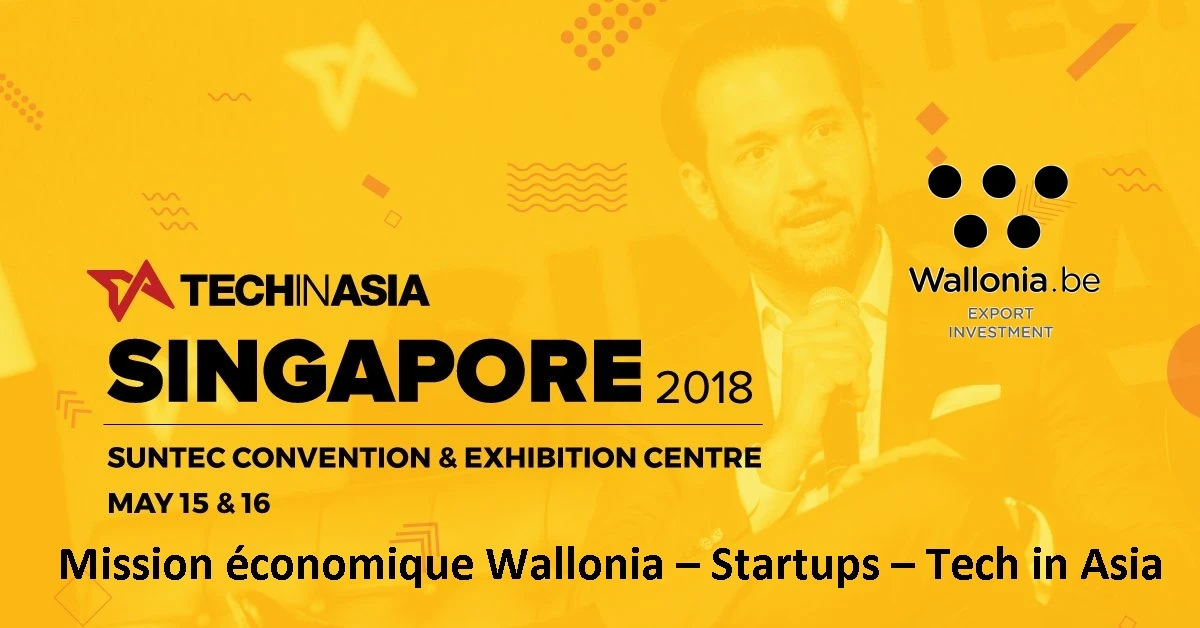 TechinAsia 2018. Stand de prospection's banner
