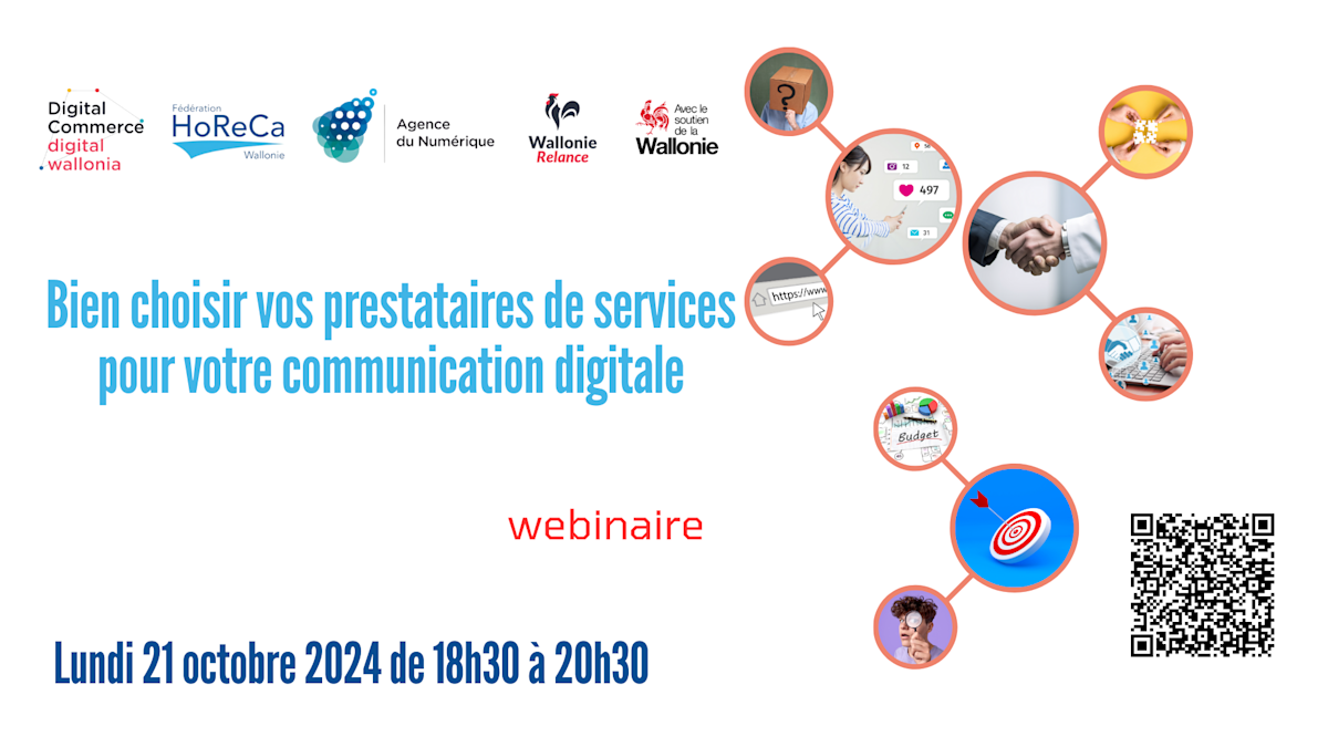 Webinaire Digital Commerce. Bien choisir vos prestataires de services pour votre communication digitale's banner