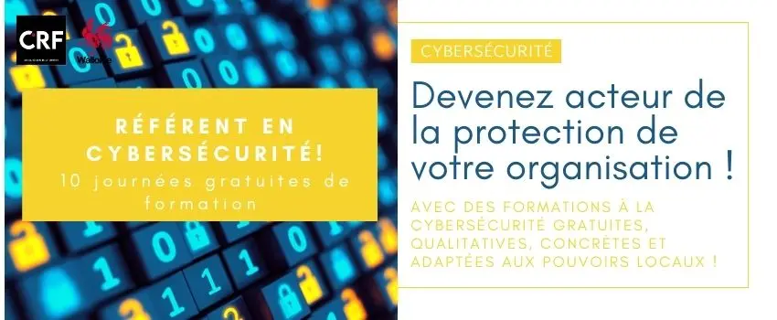 Cybersécurité - Devenez référent cybersécurité de votre entité's banner