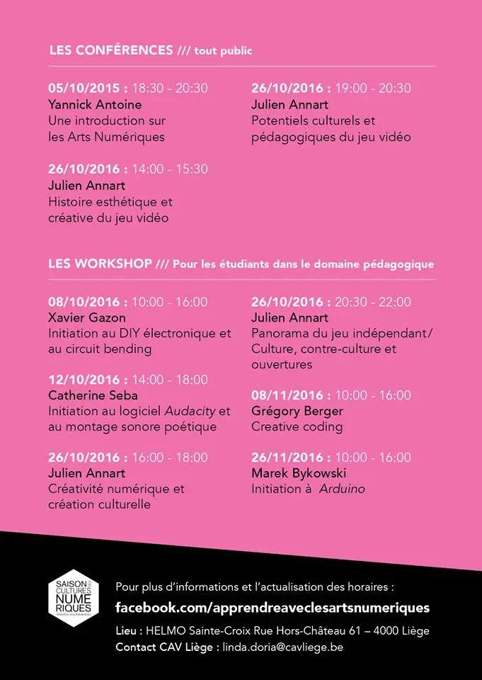 Apprendre avec les Arts numériques's banner