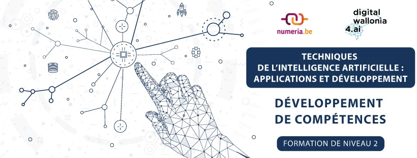 Formation : Techniques de l' IA : applications et développement  - Tournai's banner