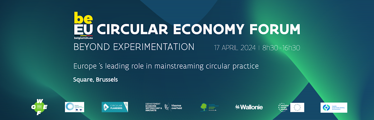 WCEF 2024 - Beyond Expirementation : Europe's leading role in maintreaming circular practice's banner