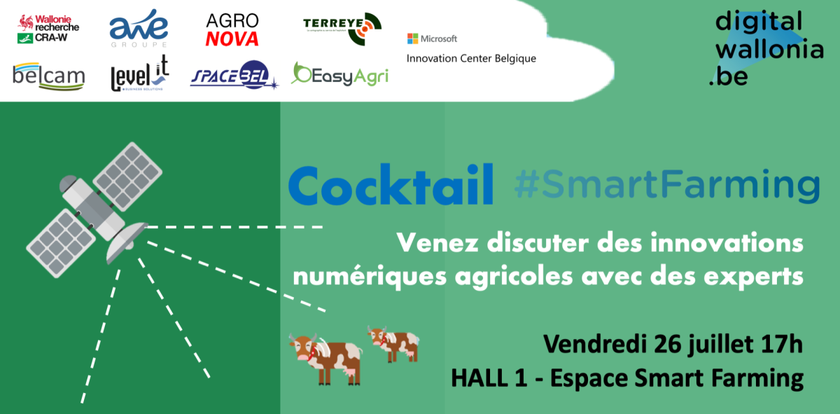 Cocktail Smart Farming Digital Wallonia Foire de Libramont 2019's banner