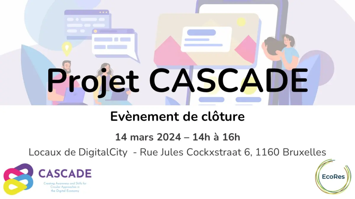 Projet CASCADE - Evénement de clôture's banner