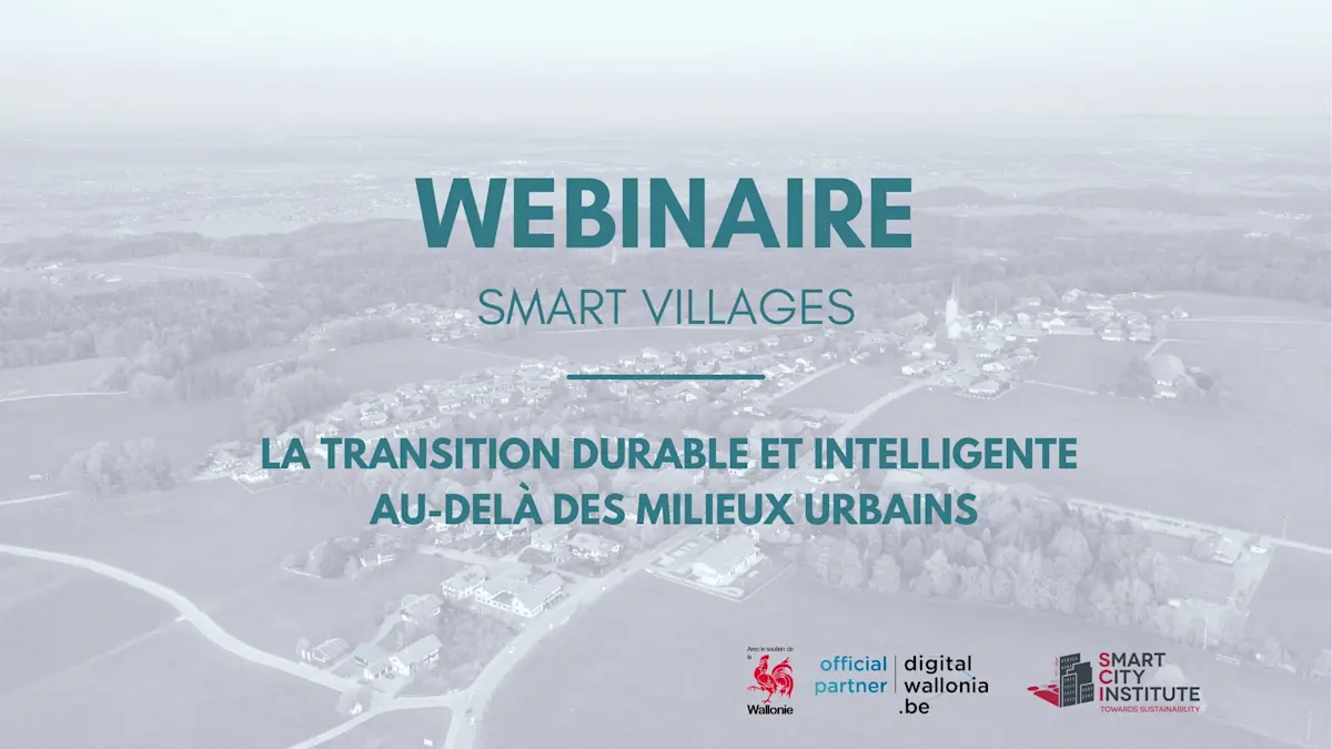 Webinaire. Smart Villages : la transition durable et intelligente au-delà des milieux urbains's banner