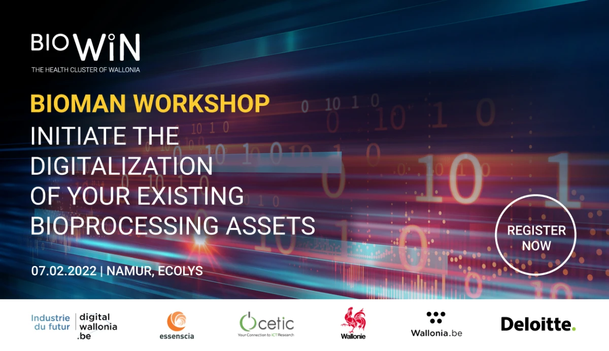 BioMan Workshop Start the digitalization of your existing bioprocessing assets's banner
