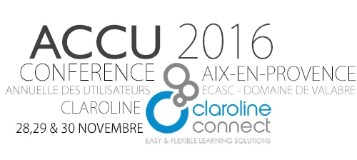 Conférence annuelle des utilisateurs de Claroline's banner